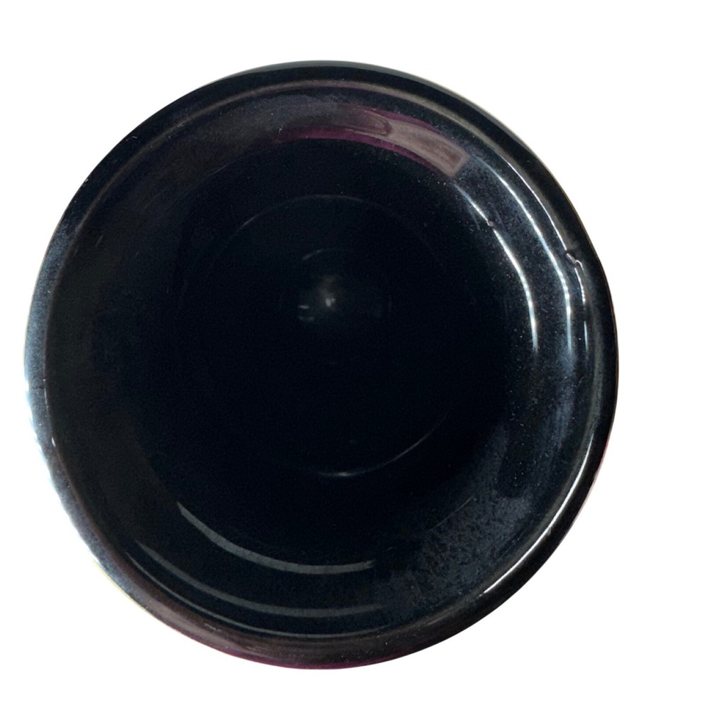 Vintage Japanese Black Porcelain Peacock Vase Ginger Jar Tea Cup Set 7pc Japan - Picture 8 of 15